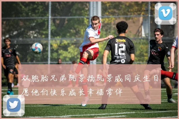 双胞胎兄弟阮景扬阮景威同庆生日愿他们快乐成长幸福常伴